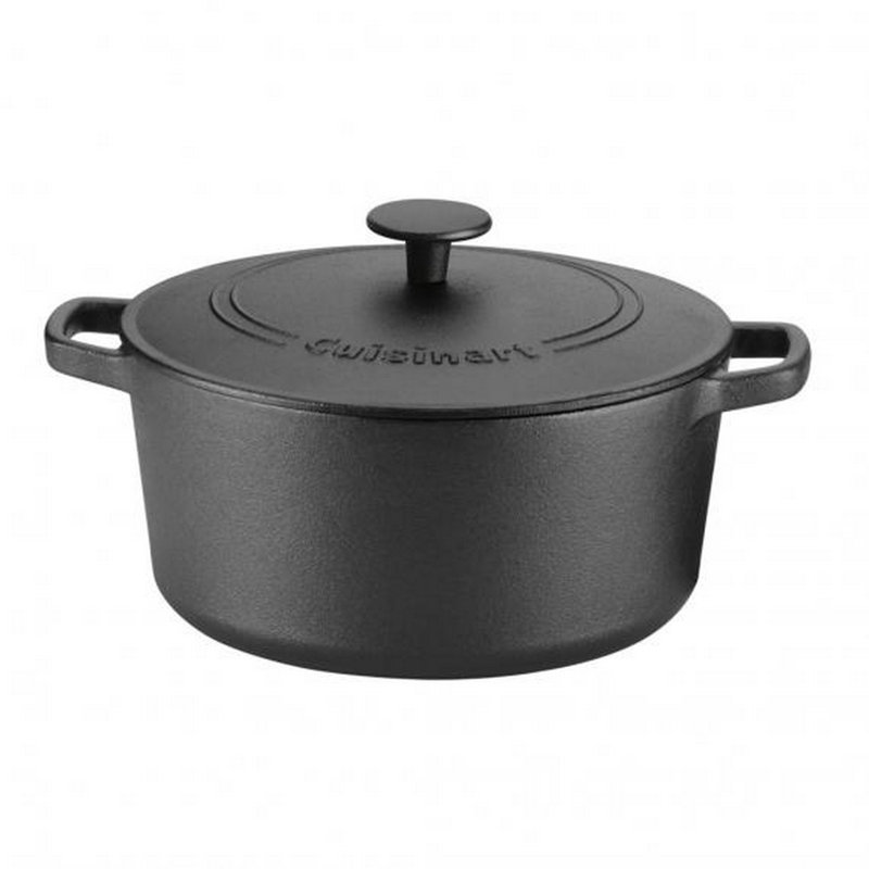 Cuisinart 5 qt. Cast Iron Round Dutch Oven with Lid & Reviews Wayfair